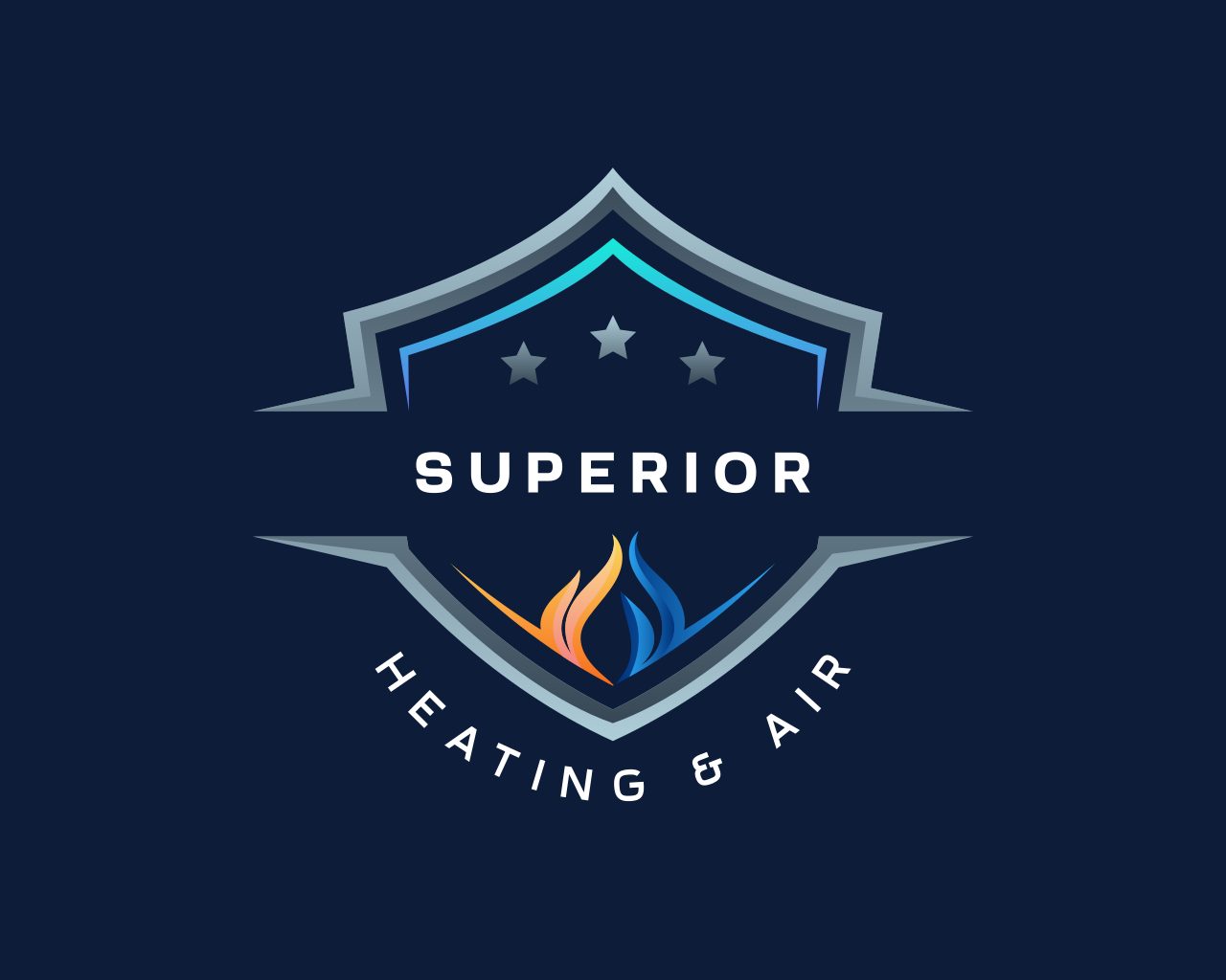 Superior Heating and Air logo - HVAC experts in Navarre and Gulf Breeze, FL