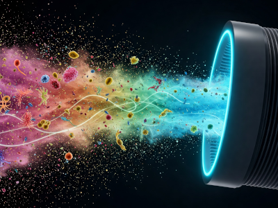 Indoor air quality specialist testing air in Navarre, FL